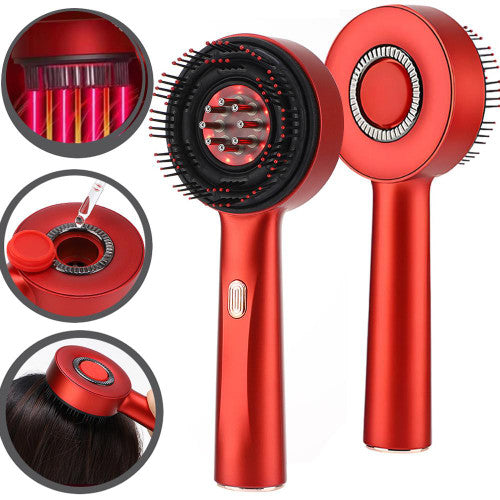 Brosse LED Massage Cuir Chevelu – Stimule la pousse & réduit la chute
