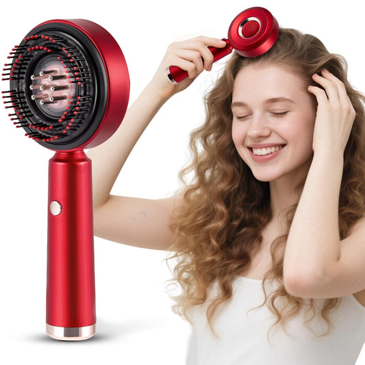 Brosse LED Massage Cuir Chevelu – Stimule la pousse & réduit la chute